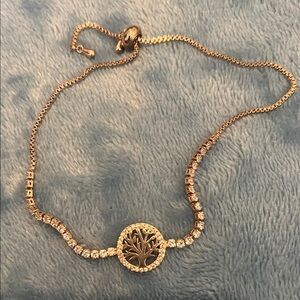 Elegant Gold Tree of Life Bracelet